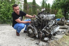 Samolot z czasów wojny leżał na dnie Bzury. Wewnątrz szczątki pilotów. ZDJĘCIA