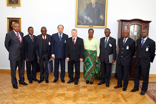 Wizyta kongijskiej delegacji w Senacie RP, 25 kwietnia 2008 r.