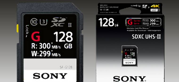 Sony ma obecnie najszybsze karty pamięci SD na świecie
