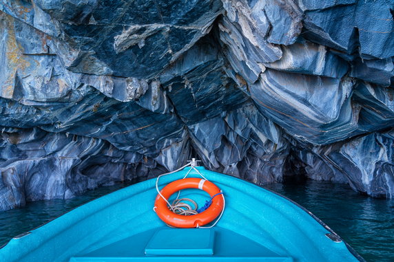 Marmurowe Jaskinie (Cuevas de Mármol) w Chile