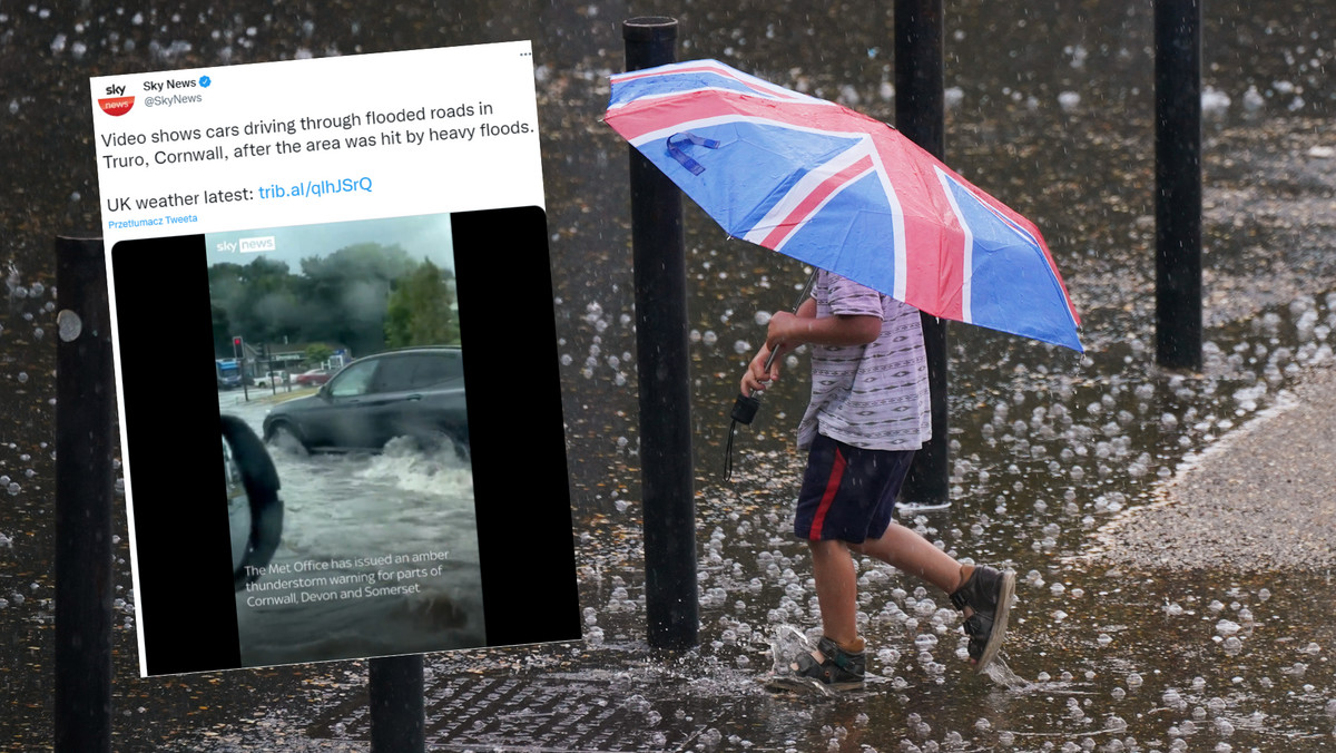 Powódź w Wielkiej Brytanii. Mieszkańcy mają szykować się na "potop"