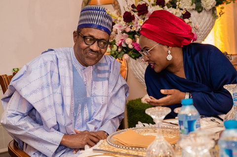 First Lady Aisha Buhari often railed against the cabal that had hijacked her husband's presidency (Presidency)