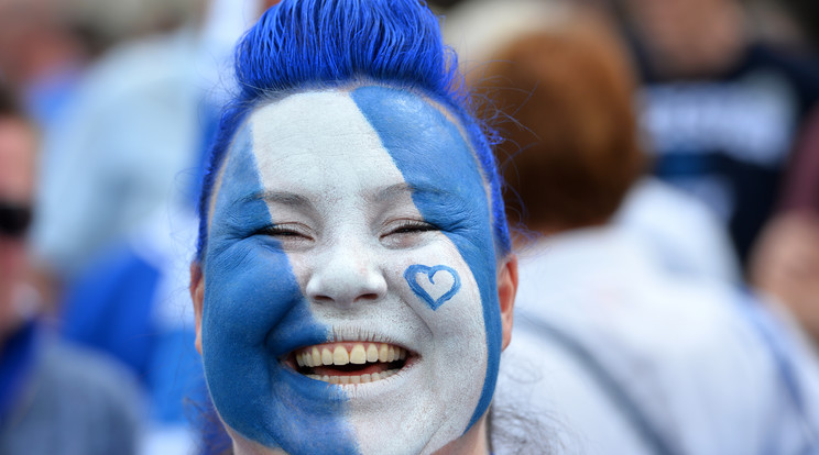 Ilyen érzés foghatta el az Everton fanatikusát /Fotó: AFP