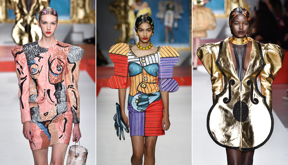 A Moschino tisztelgése Picasso munkássága előtt