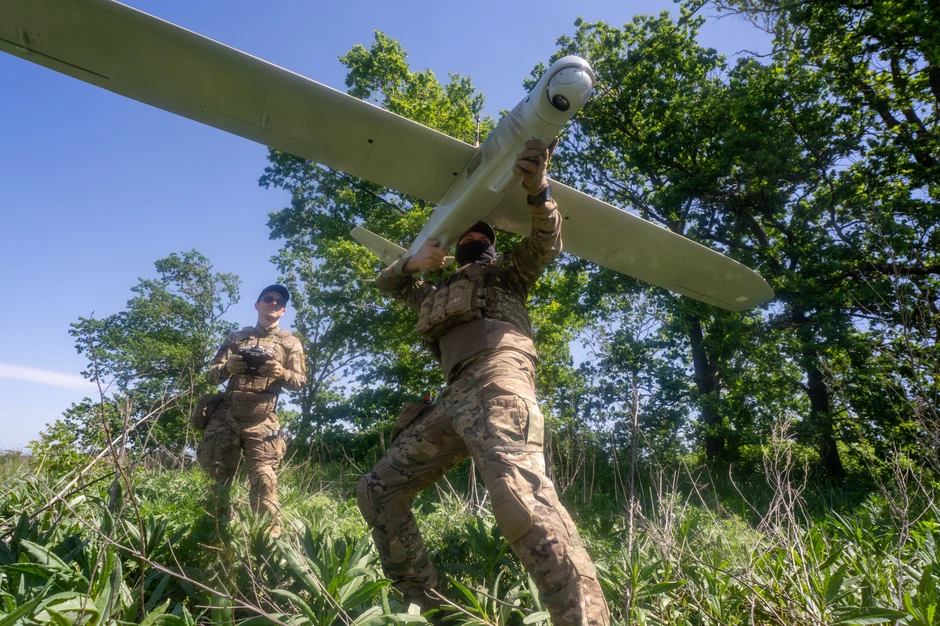 Ukrajinska vojska lansira dron na ruske položaje u Harkovskoj oblasti 20. maja