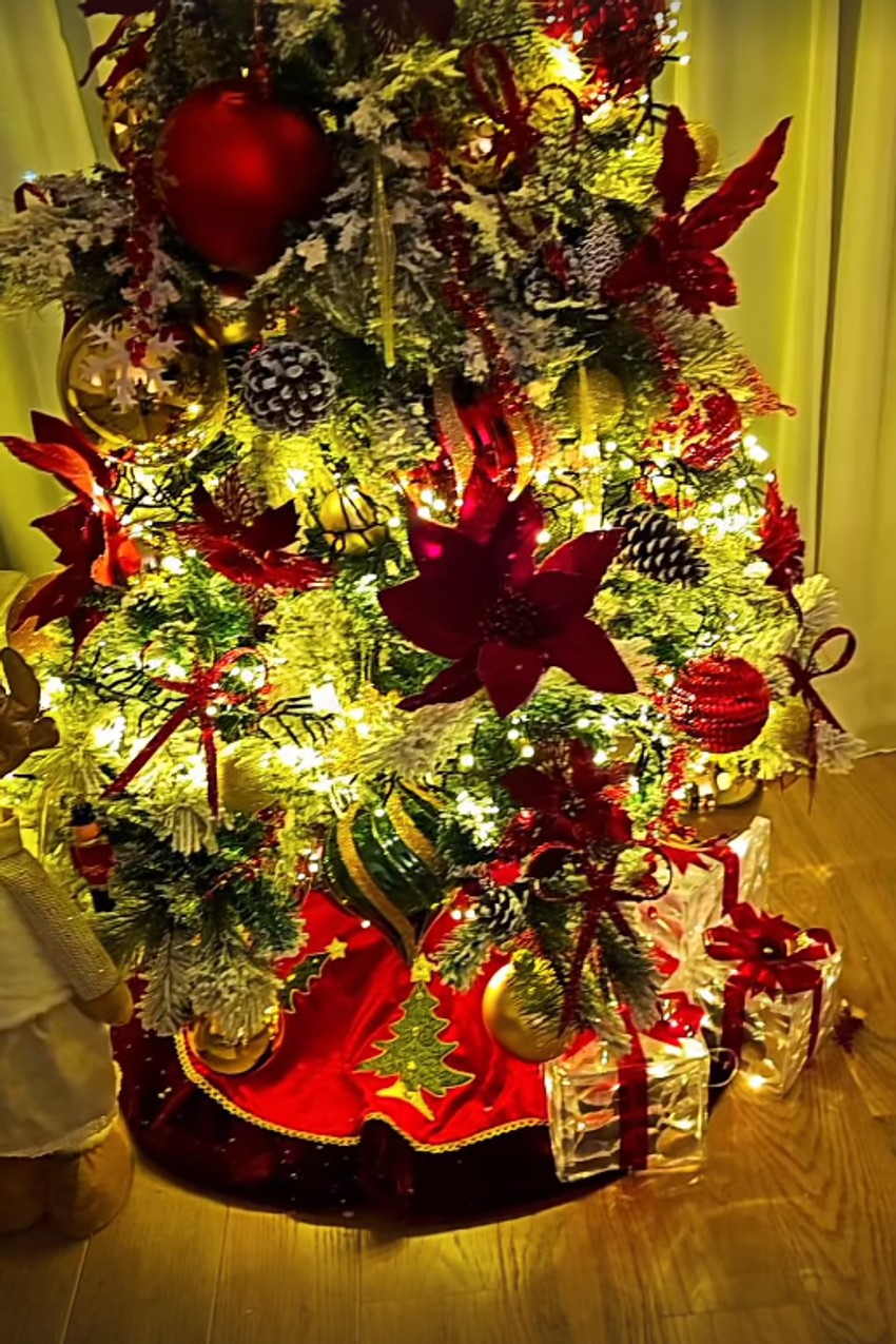 Aleksandra Mladenović okitila jelku