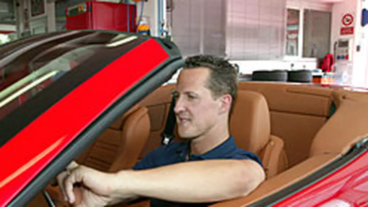 Ferrari California – Michael Schumacher pomaga przy testowaniu