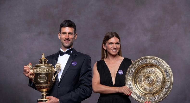 Novak Djokovic and Simona Halep were Wimbledon singles champions in 2019