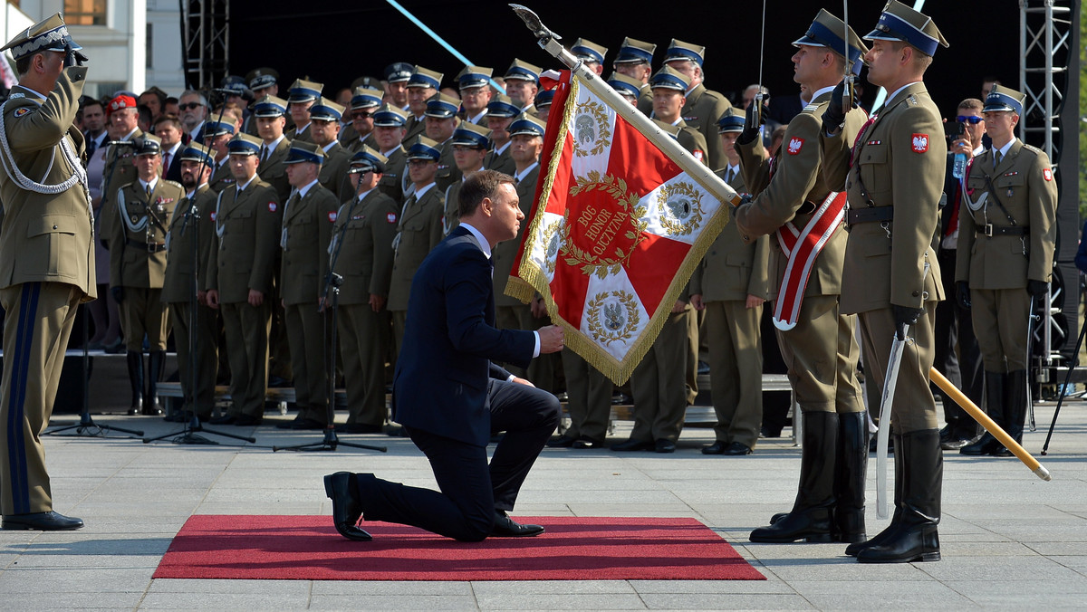 WARSZAWA PREZYDENT DUDA SIŁY ZBROJNE PL. PIŁSUDSKIEGO (Andrzej Duda )