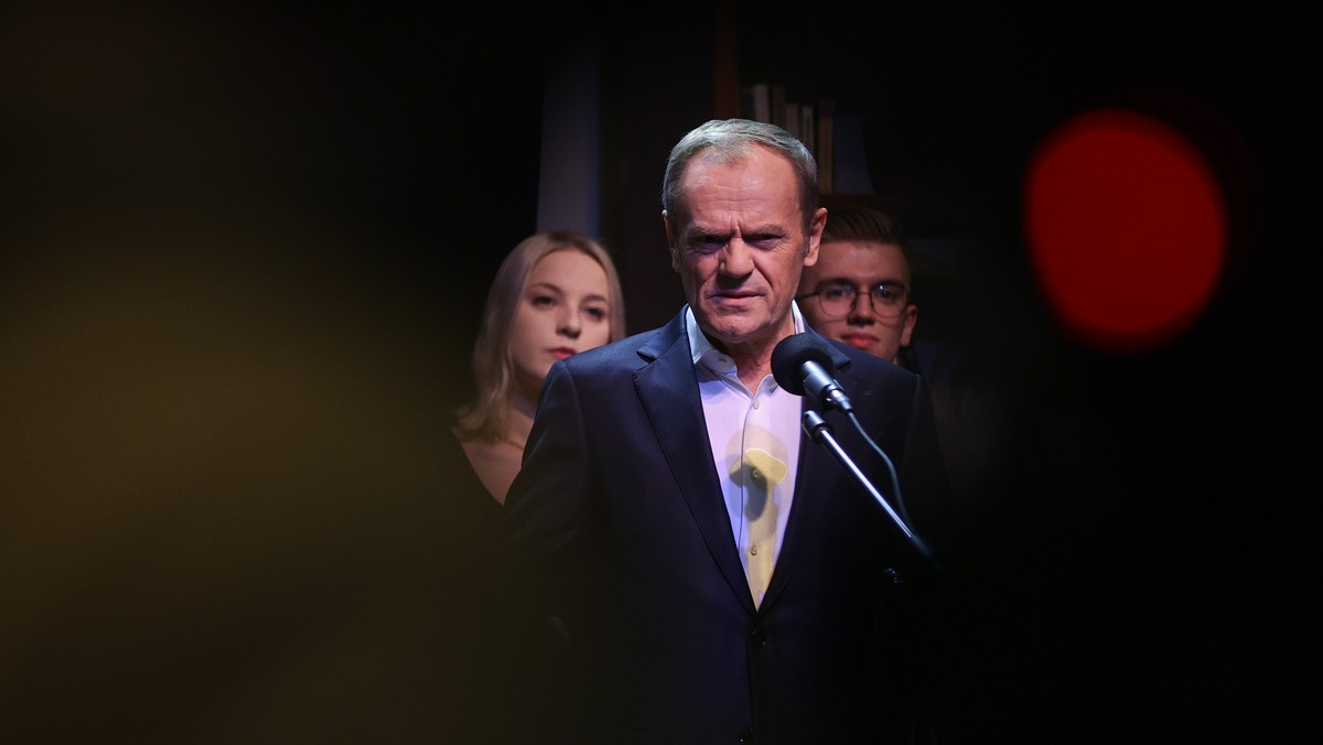 Przewodniczący PO Donald Tusk