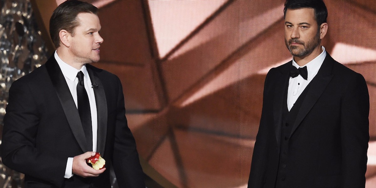 Matt Damon continues his hilarious 'feud' with Jimmy Kimmel at the Emmys