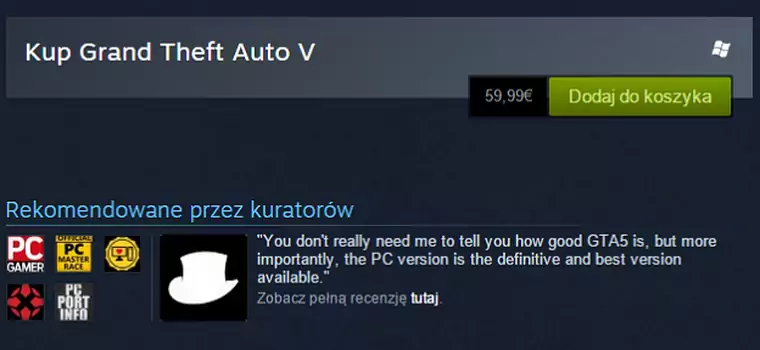 Wysoka cena GTA V na Steam? Dla Polaków to żaden problem!
