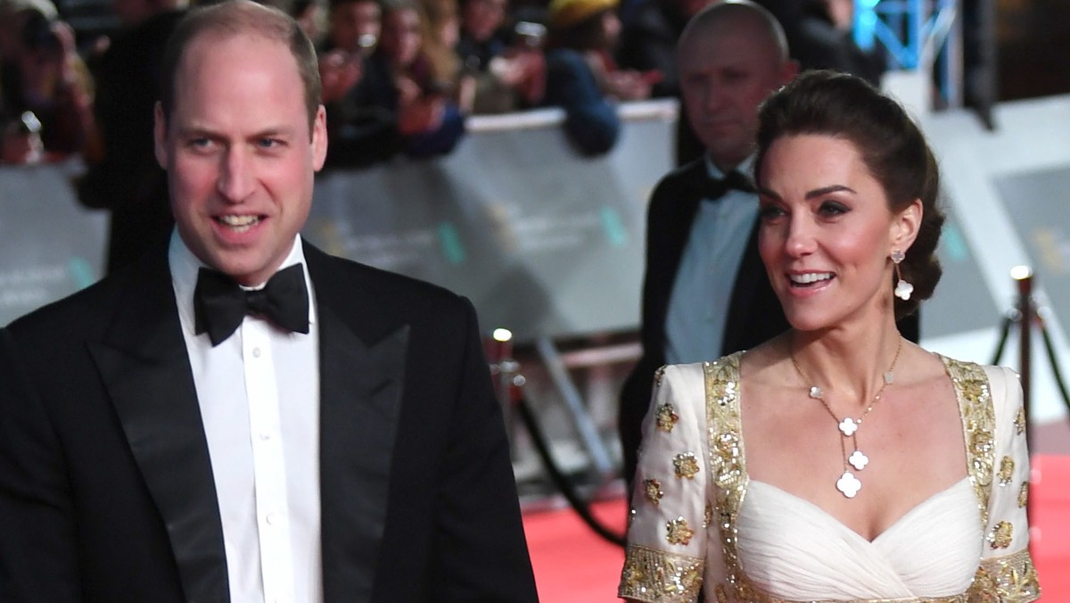 BAFTA 2020: księżna Kate i książę William na czerwonym dywanie