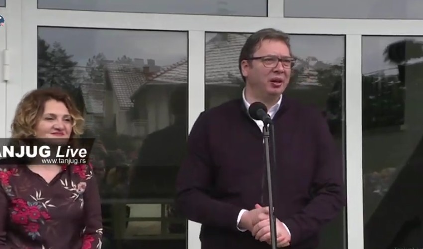 Vučić u Gornjem Milanovcu