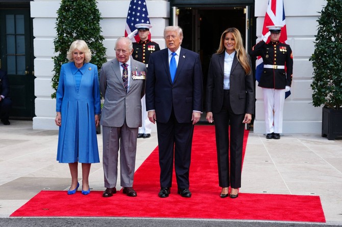 Kamila, Čarls III, Donald i Melanija Tramp