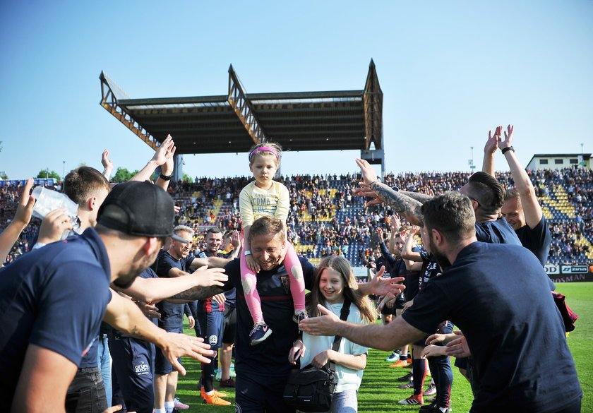 Pilka nozna. Ekstraklasa. Pogon Szczecin - Lechia Gdansk. 12.05.2018