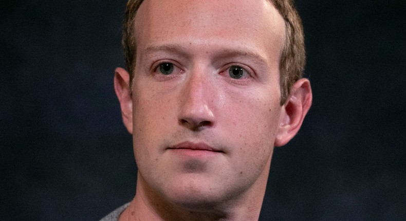 Facebook CEO Mark Zuckerberg in New York City on Friday, Oct. 25, 2019.
