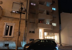 Požar u zgradi na Zvezdari