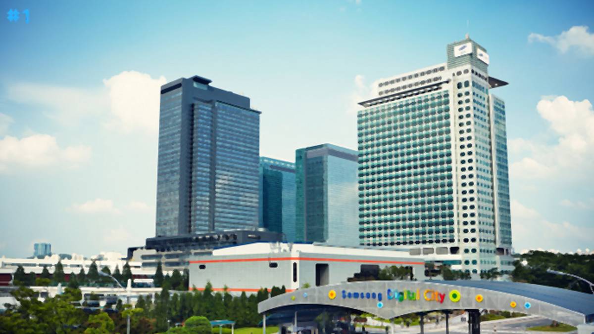 Samsung Digital City, jeden z kampusów firmy, położony na południe od Seulu