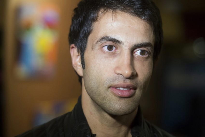 Mosab Hasan Jusef u Budimpešti u decembru 2014.