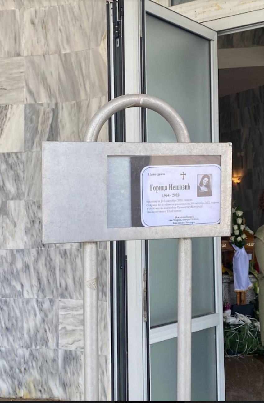 Sahrana Gorice Nešović