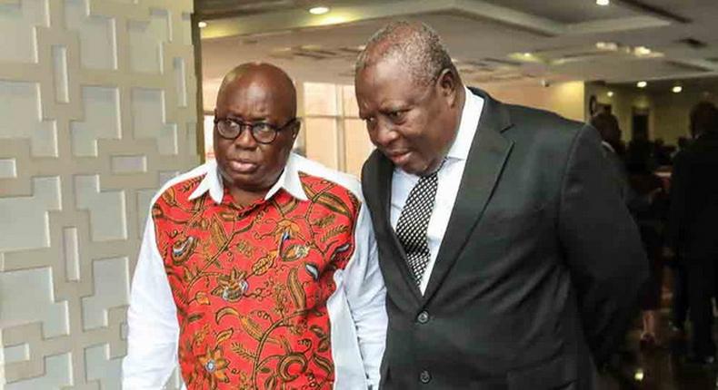 Nana Addo with Martin Amidu