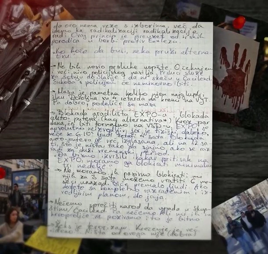 Navodna beleška studenata