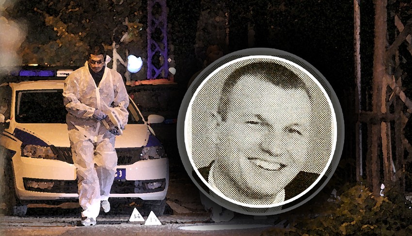 Uviđaj nakon ubistva Aleksandra Stankovića zvanog Sale Mutavi