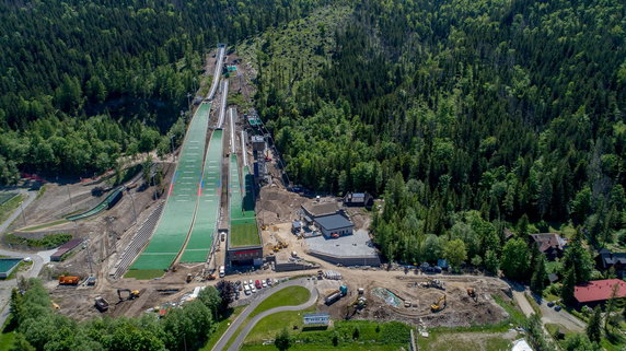 Budowa kompleksu małych i średnich skoczni w Zakopanem