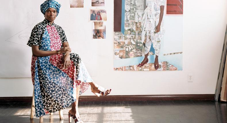 Njideka Akunyili Crosby is the most expensive Nigerian artist (Photograph by Stefan Ruiz)
