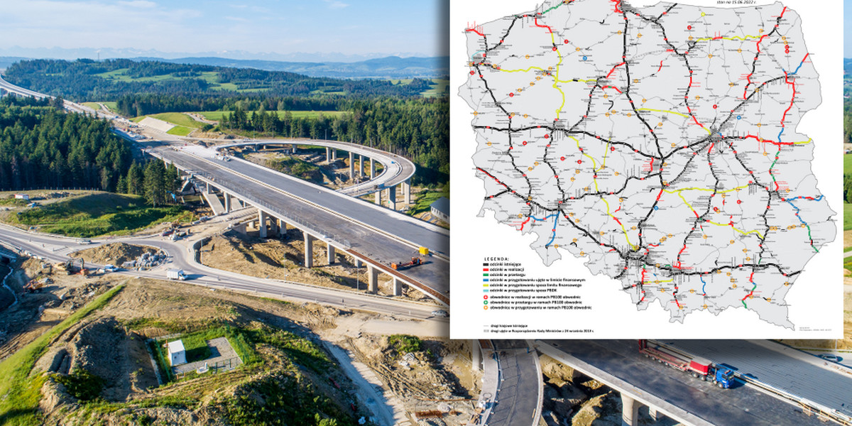 W 2022 r. do ruchu ma zostać oddanych m.in. 46 km autostrad