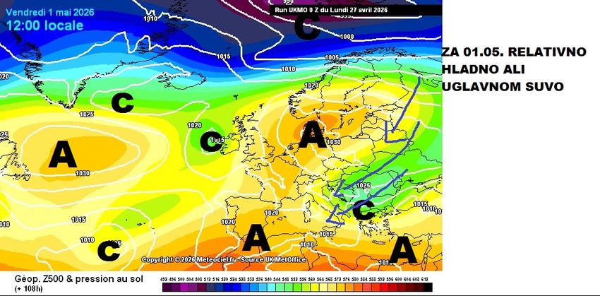 Za 1. maj hladno, ali uglavnom suvo