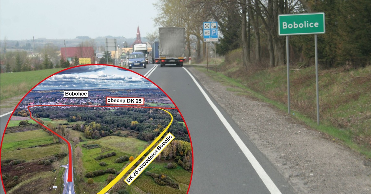 1,1 km drogi, które zmieni wiele na Pomorzu Zachodnim. DK25 zyska połączenie z S11 [MAPY]