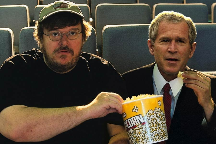 „Fahrenheit 9.11”, reż. Michael Moore, 2004 r.