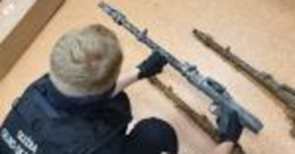 Deutsche Gewehre in einem Paket in Podlachien gefunden