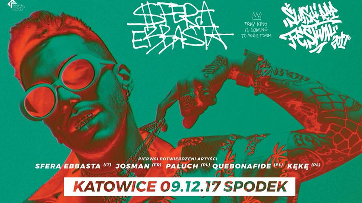 Tegoroczna 14-ta edycja Śląski Rap Festival, będzie miała wymiar międzynarodowy, w katowickim Spodku zobaczymy bowiem prawdziwą konfrontację rymów i stylów reprezentantów największych światowych miast. Obok czołowych polskich wykonawców tj. Kękę, Paluch czy Quebonafide, po raz pierwszy na festiwalu wystąpią reprezentanci innych krajów. Festiwal odbędzie się 9 grudnia w katowickim Spodku.