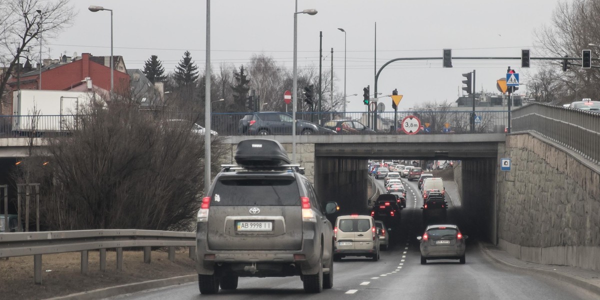 Tunel pod rondem Grunwaldzkim w Krakowie