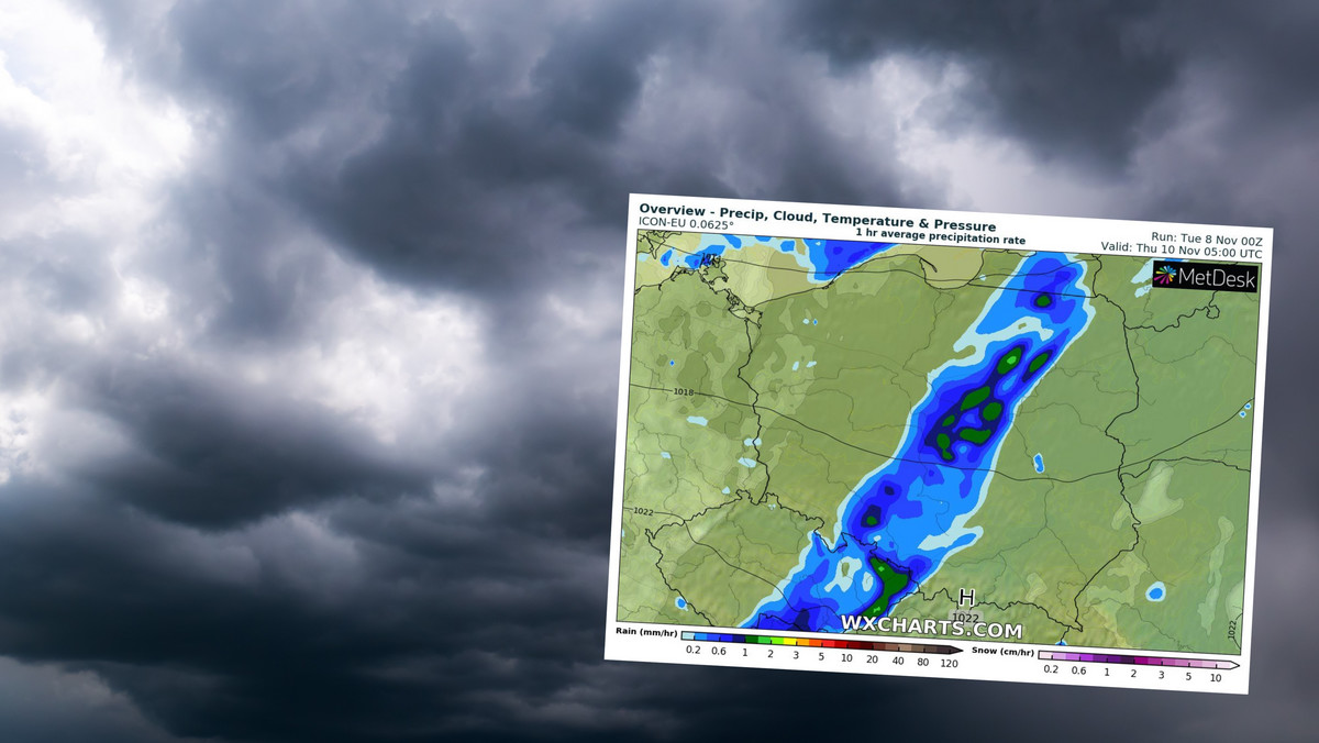 Front rusza w pochód przez Polskę. Niezwykła temperatura, dojdzie coś jeszcze