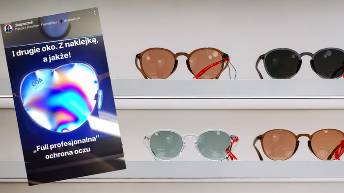 Pokazała, co się dzieje, gdy nosisz tanie okulary przeciwsłoneczne ze  sklepu [WIDEO] | Ofeminin