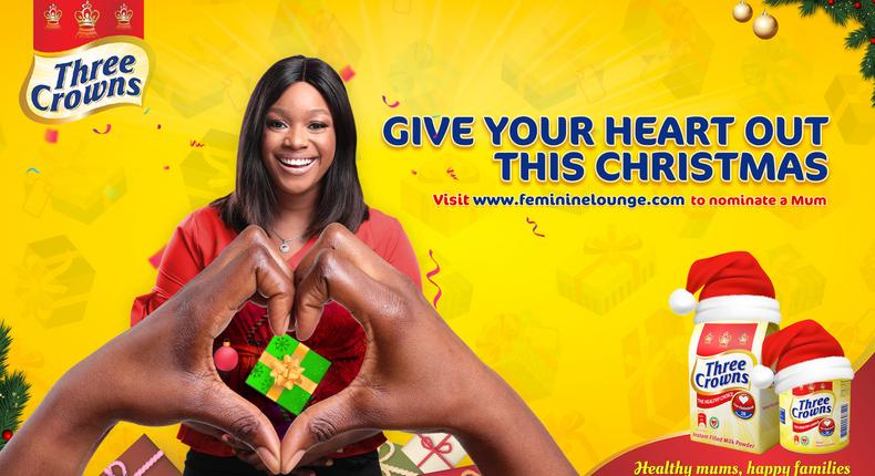 Christmas: Three Crowns excites mums with “Give Your Heart Out campaign