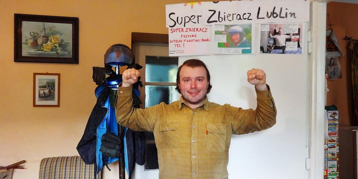 Grzegorz 11 lat sprzedawał butelki. Teraz odłożył na pierwszy biznes