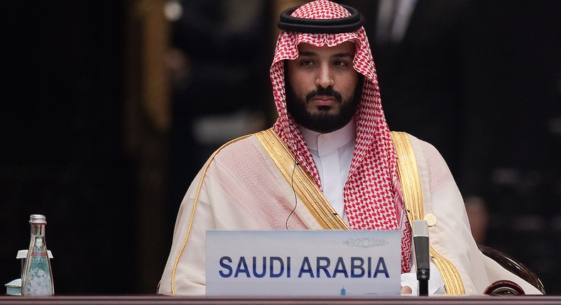 Mohammed bin Salman at the G20 opening ceremony in Hangzhou, China, on September 4, 2016.