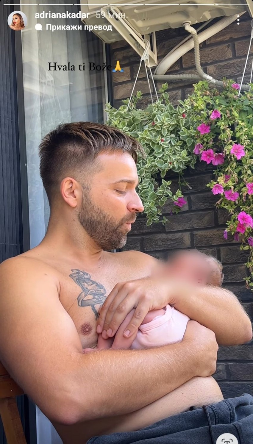 Sava Džehverović i Adriana Kadar dobili su ćerku