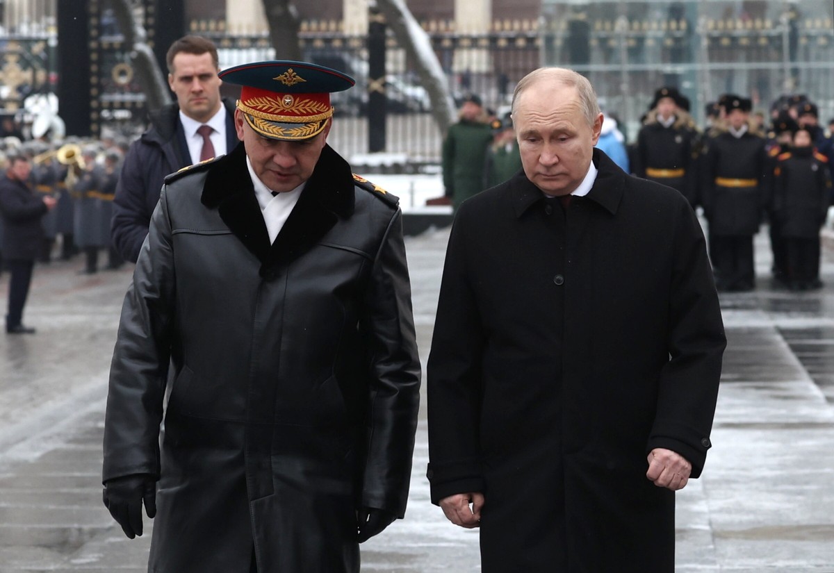 Władimir Putin i Siergiej Szojgu