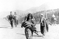 Turkey / Armenia: Armenian refugees fleeing Turkish persecution, c. 1915