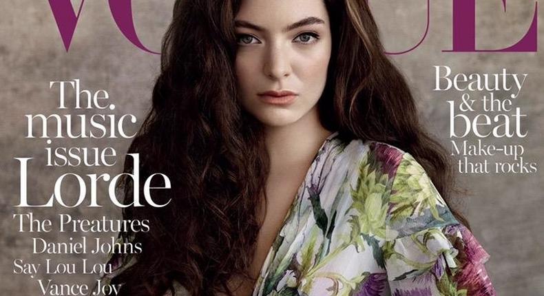 Lorde covers Vogue Australia July 2015 issue