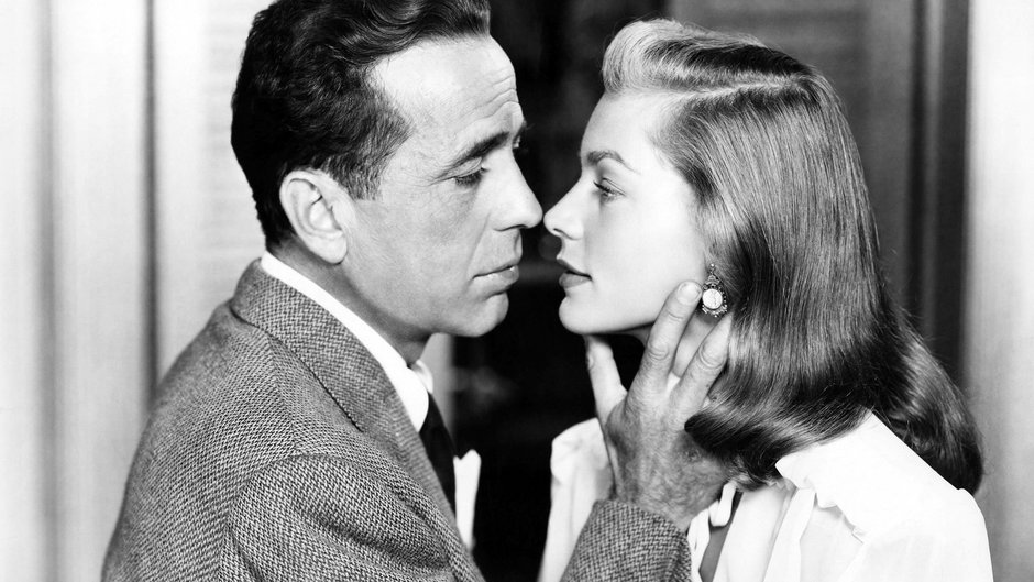 Humphrey Bogart i Lauren Bacall w filmie "Mroczne przejście" (1947)