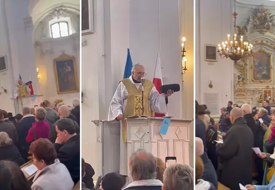 Warszawski ksiądz puścił w kościele ukraińską pieśń. Ukraińcy dziękują, kuria bada sprawę