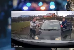 "GTA Śląsk": uciekał policji, zmieniał auta. Nagranie końca pościgu