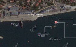 Rosja przeprowadza tajemniczą operację w miejscu zatonięcia korwety "Cyklon"